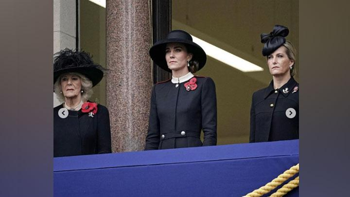 Kate Middleton Pakai Topi Lebar Penghormatan untuk 2 Wanita Istimewa